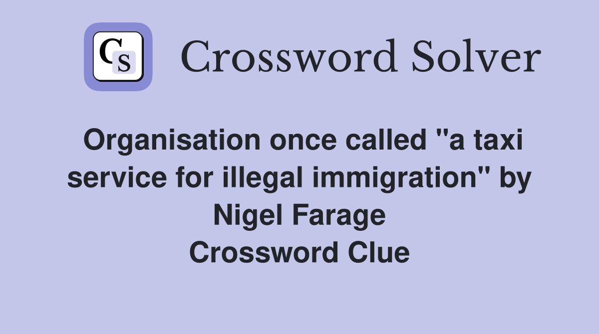 Organisation once called "a taxi service for illegal immigration" by